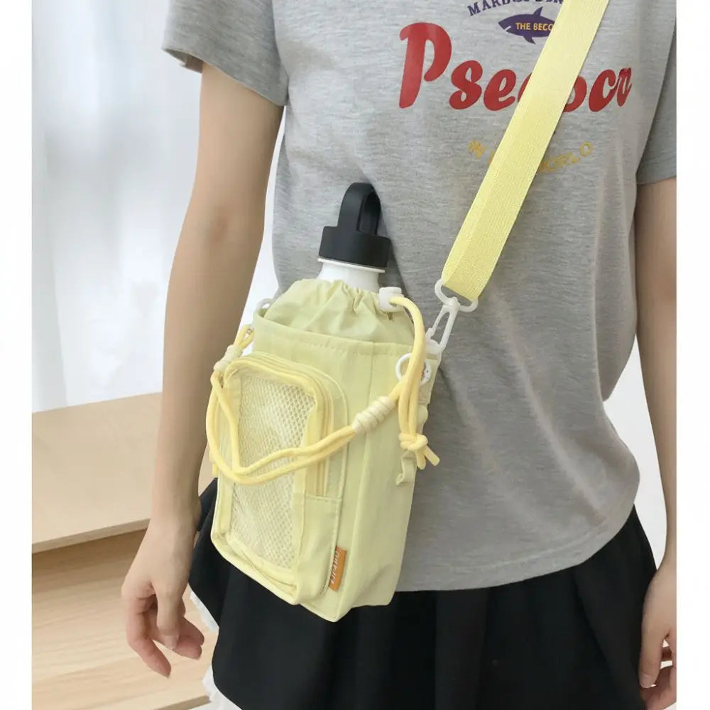 Portable Kettle Bag Storage Compartment with Doll Breathable Phone Pouch Large Capacity with Shoulder Straps Shoulder Bag Unisex