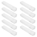 10Pcs Toothbrush Case Portable Travel Storage Box Compact Toothbrush Holder Sealed Space Organizer for Bathroom Outdoor School