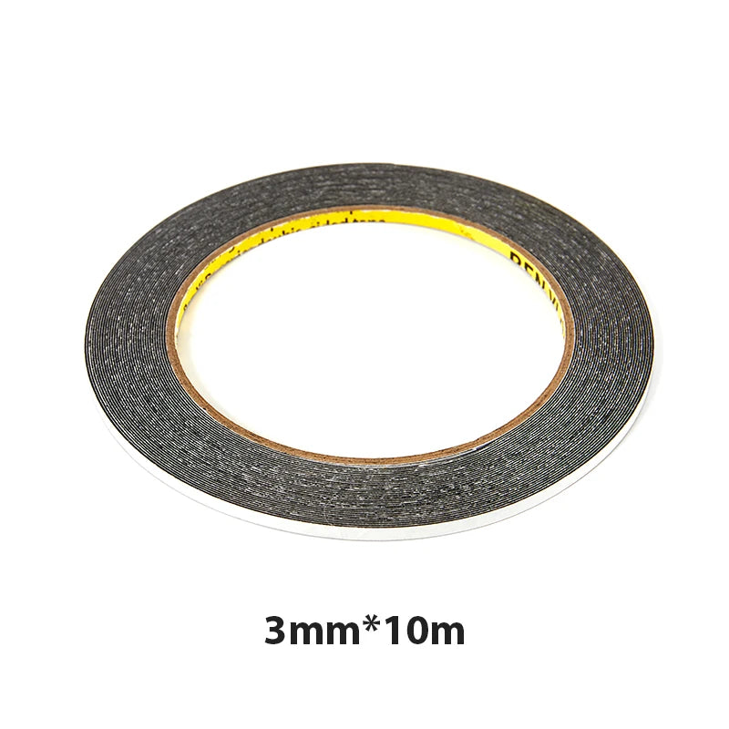 10m Thick 0.3mm Sticker Double Side Adhesive Tape Fix For Cellphone Touch Screen LCD Mobile Phone Repair Tape