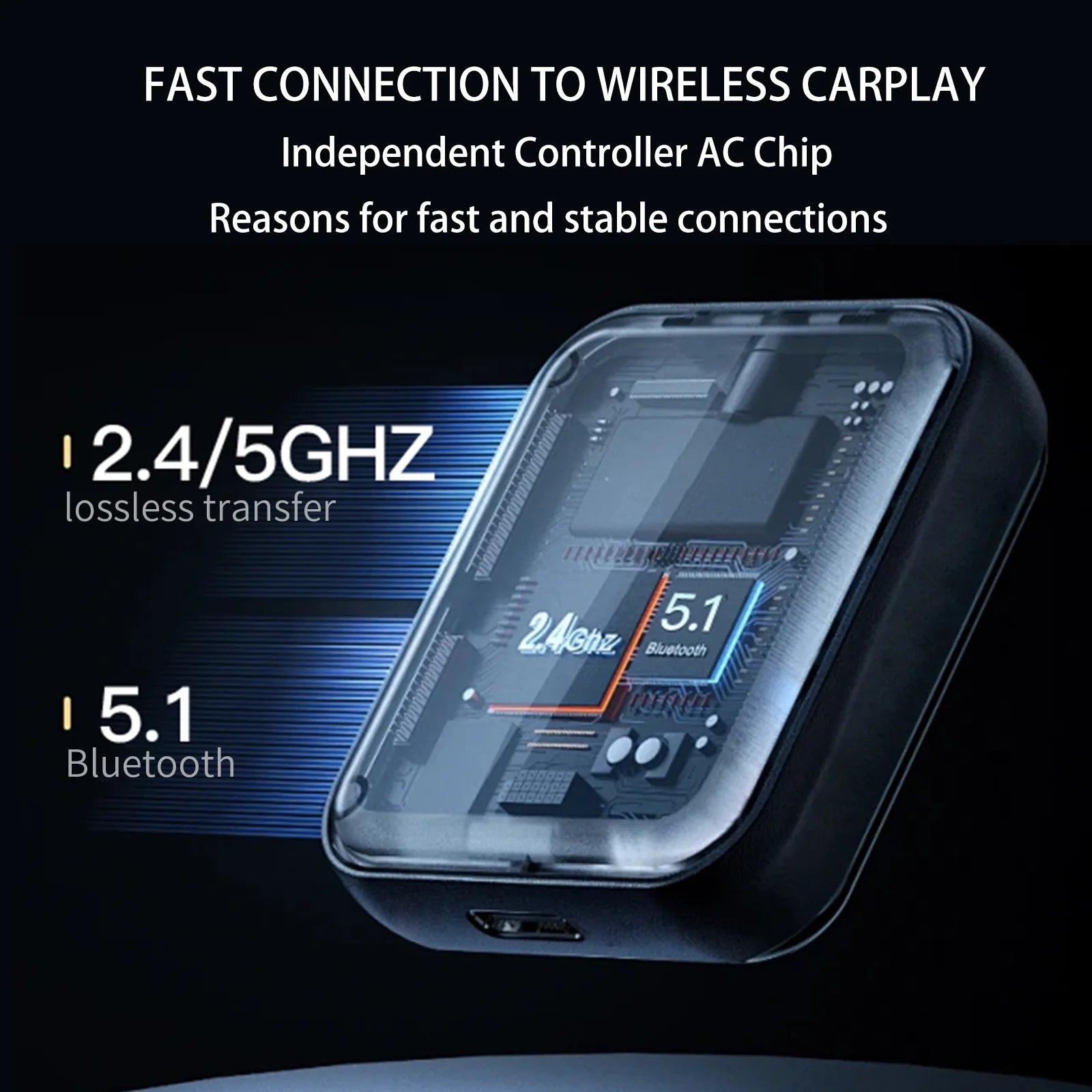 AUTOABC Carbitlink To Wireless CarPlay Android Auto For Geely Tugella Emgrand Monjaro Atlas Pro Azkarra 2022-2024