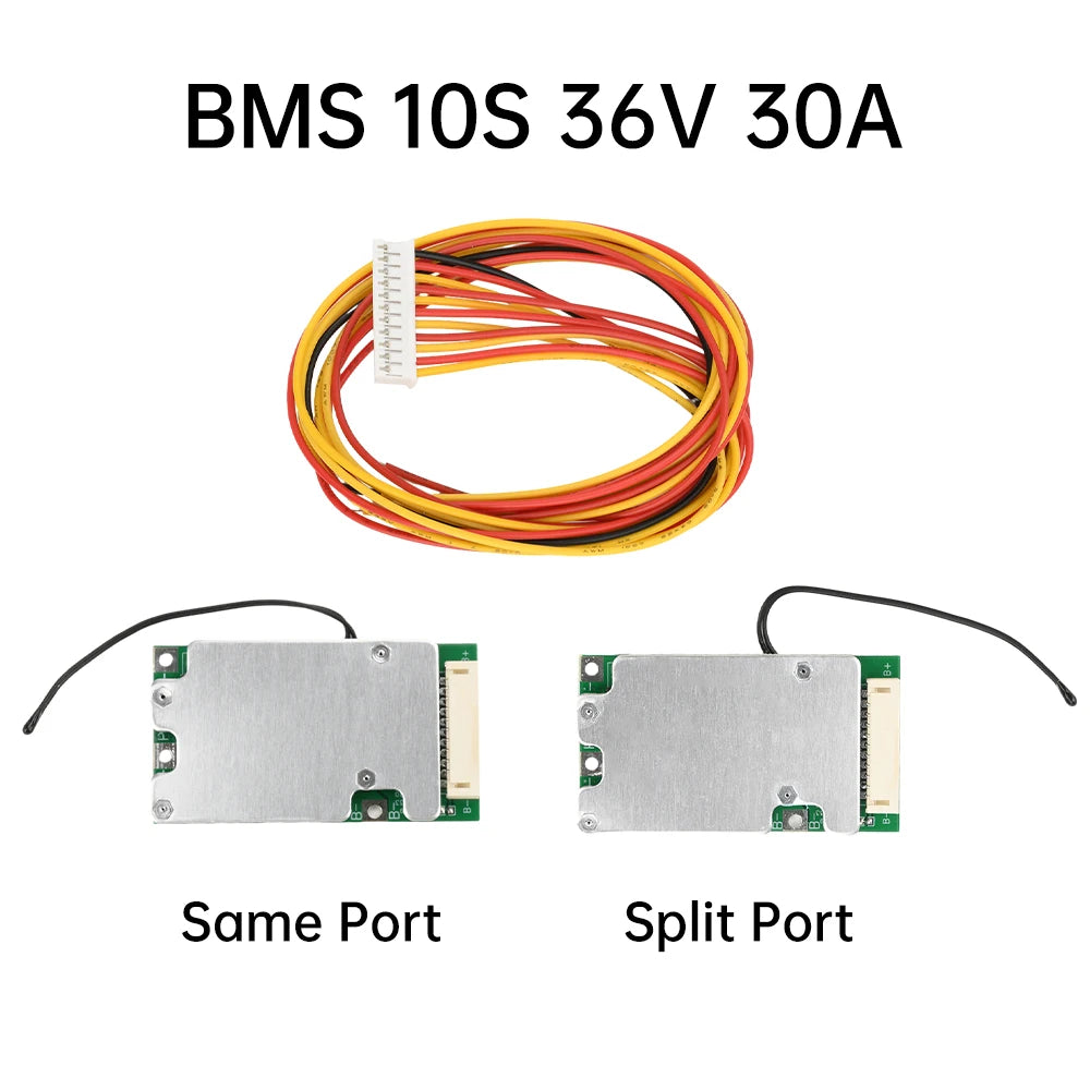 10S 36V 30A Lithium Battery Protection Board Electric Vehicle Battery Protection Board BMS With Balance