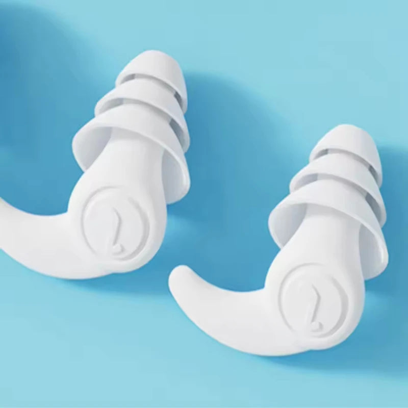 Anti Noise Silicone Earplugs Waterproof Swimming Ear Plugs For Sleeping Diving Surf Soft Comfort Natation Swimming Ear Protector