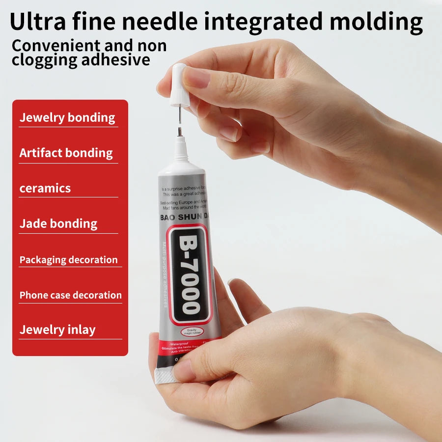 15ML 25ML 50ML 110ML B-7000 Clear Contact Phone Repair Adhesive Universal Glass Plastic DIY Glue B7000 With Precision Applicator