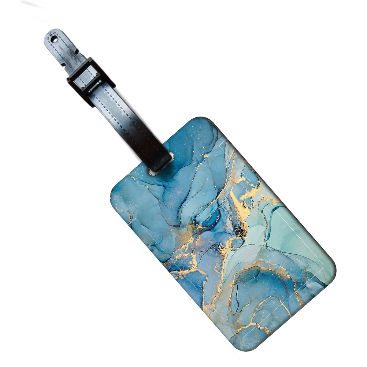 5 Marble Patterns Luggage Tag for Suitcases Travel ID Bag Tag for Men Backpacks Address Holder Baggage Boarding Portable Ticket