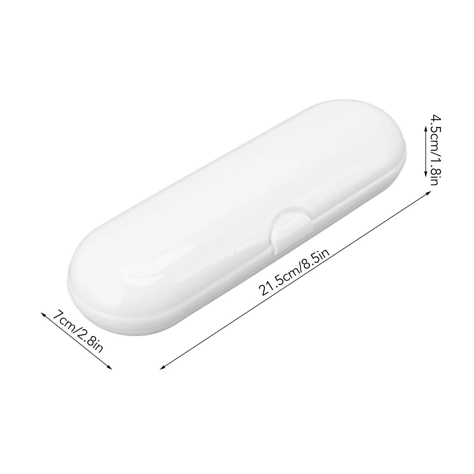 Electric Toothbrush Travel Case Portable Food Grade Plastic Large Capacity Portable Travel Toothbrush Holder