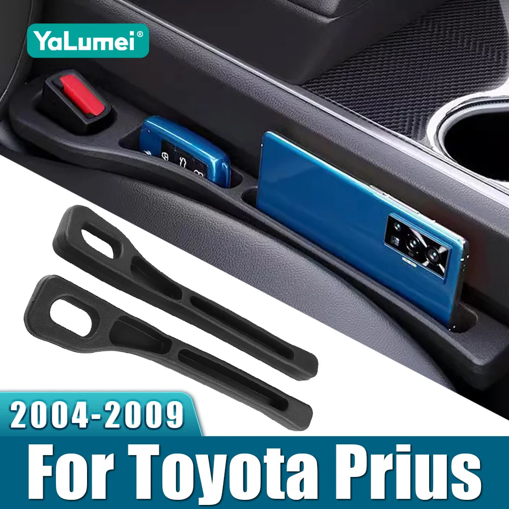 For Toyota Prius XW20 2004 2005 2006 2007 2008 2009 2PCS Universal Car Seat Leak Proof Strips Gap Side Seam Filler Storage