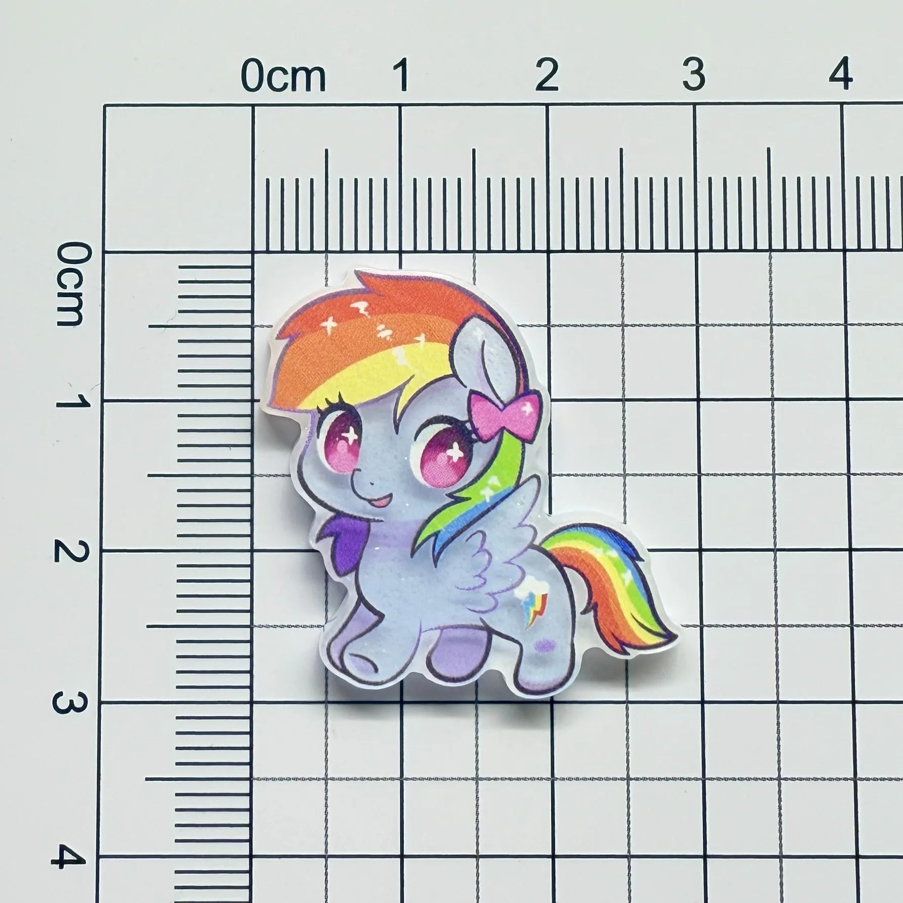 10pcs Cartoon Cute Super Q Pony Acrylic Hair Clip Side duckbill Clip Girl Headwear Small Broken Hair Hairpin