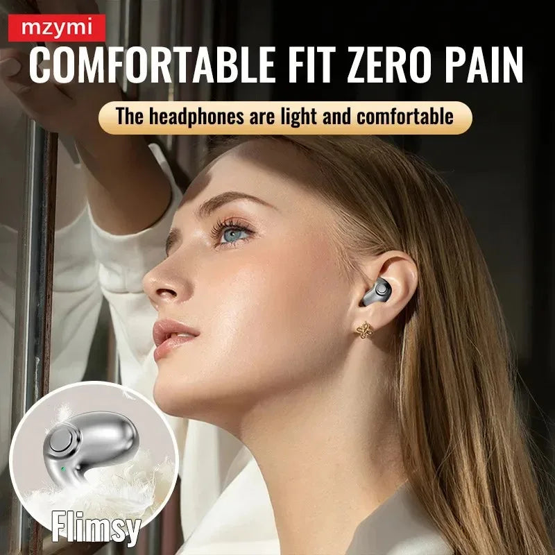 For XIAOMI MD558 Sleep Invisible Wireless Earbuds Bluetooth5.3 Noise Cancelling Headphones OEM Hi-Fi Stereo Sport Headset