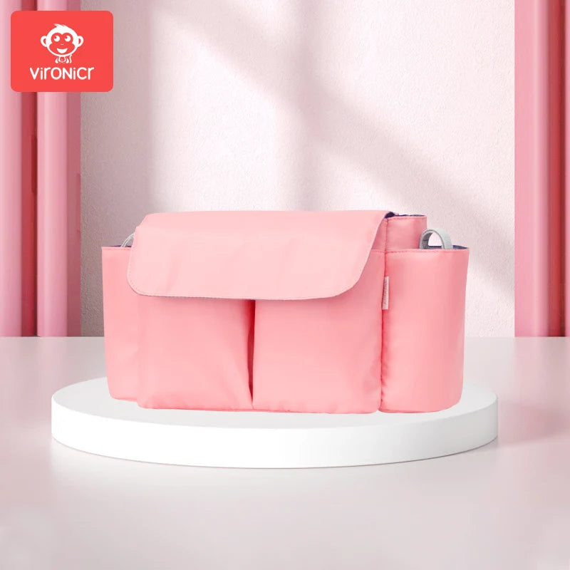 Stroller Organizer Bags Mummy Large Capacity Travel Hanging Bag Bottle Holder Pram Diaper Bags Baby Stroller Accessories