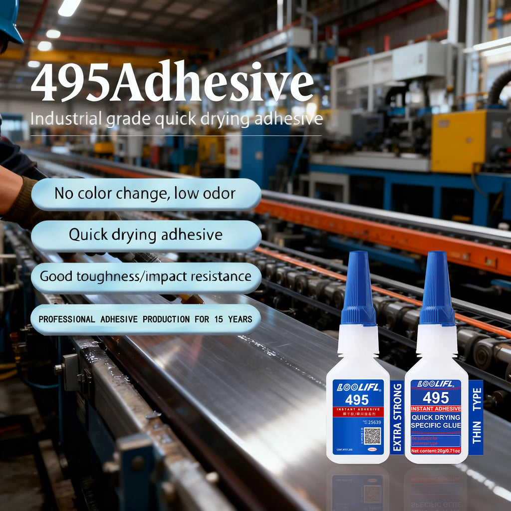 1-5pcs, LOOLIFL, 20g upgraded version 495, super glue, industrial strength, metal strong adhesive, transparent, stable,