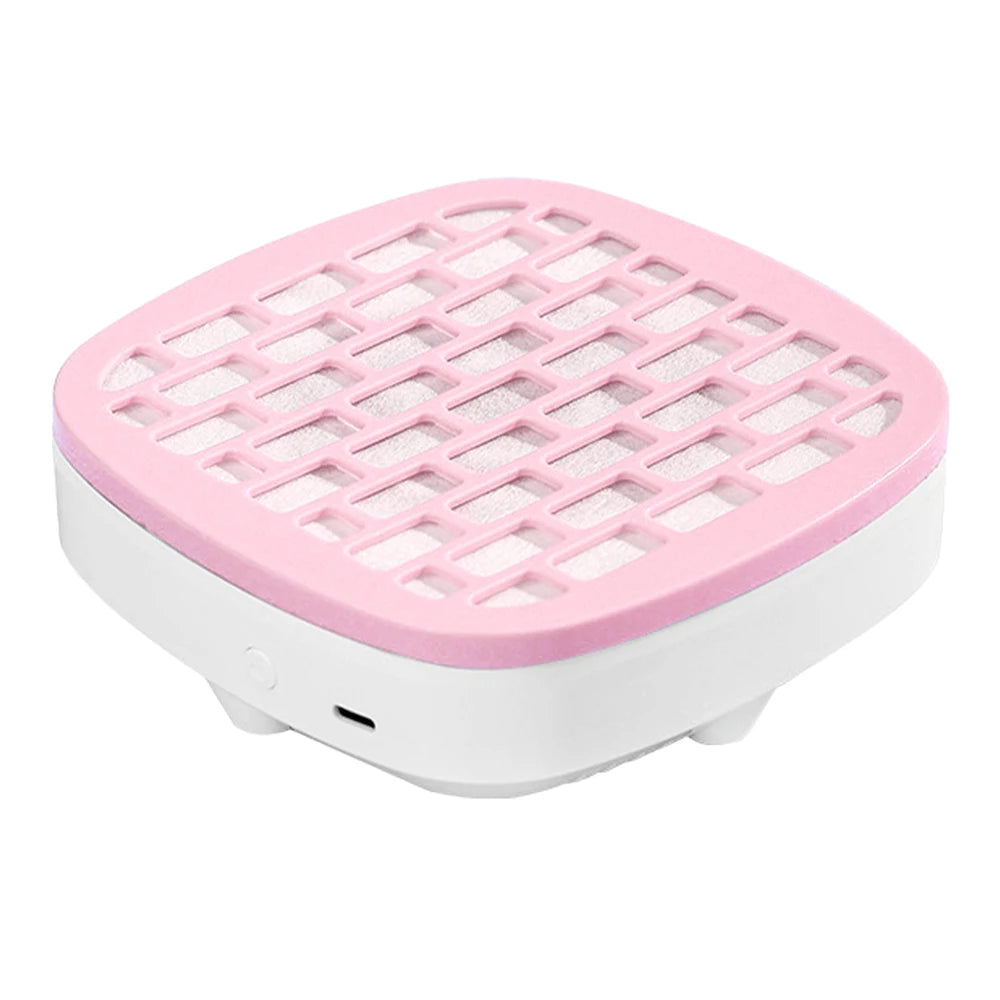 USB Mini Manicure Nail Vacuum Cleaner Strong Suction Nail Dust Collector Portable Nail Art Vacuum Dust Cleaner Extractor Fan