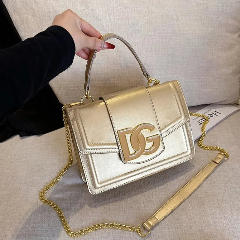 Vintage Fashionable Diaper Bag Women Classic Designer Handbag Leather Shoulder Crossbody Purse Tote Shopper Satchel Style