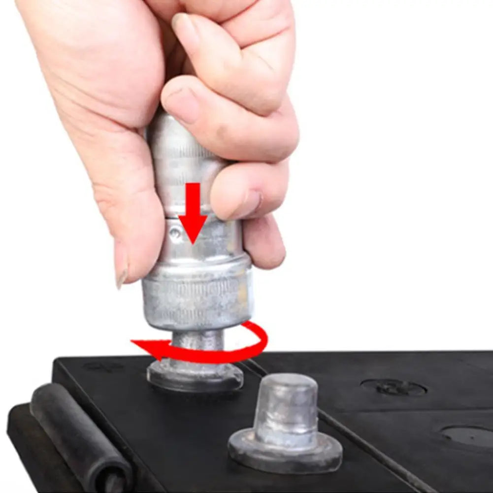 Car Battery Brush Wash Cleaning Tool Wire Battery Post Terminal Cable Battery Maintenance Tool Terminal Dirt Cleaner Wire Brush