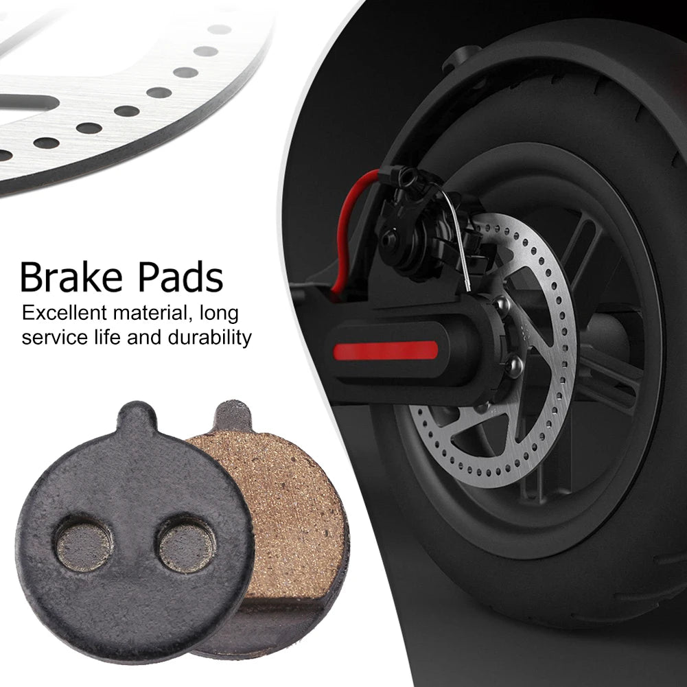 2-10PCS Brake Pads Kit Resin Electric Brake Pads Durable Electric Vehicle Brake Pads Small for Kugoo M4