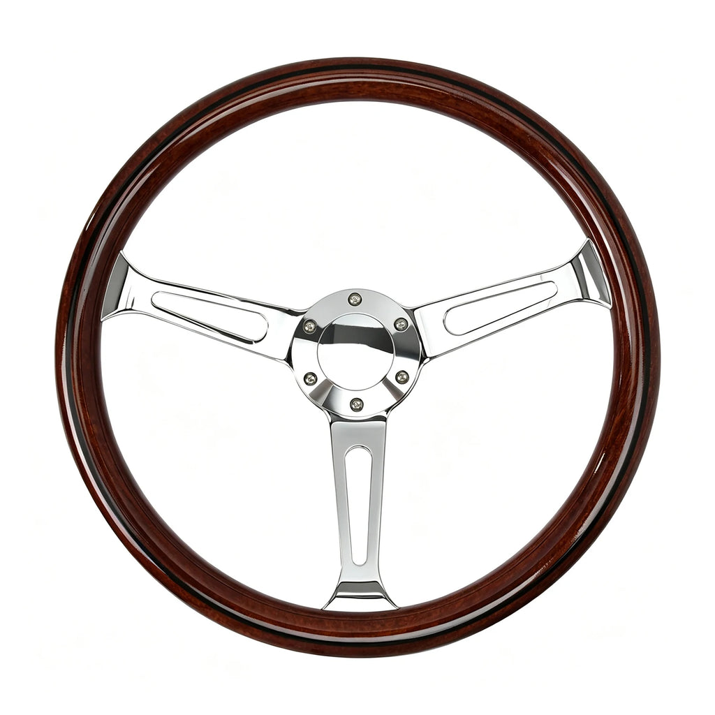 380mm Round Hole Bracket Steering Wheel ABS Material with Rivets for Automotive Accessories