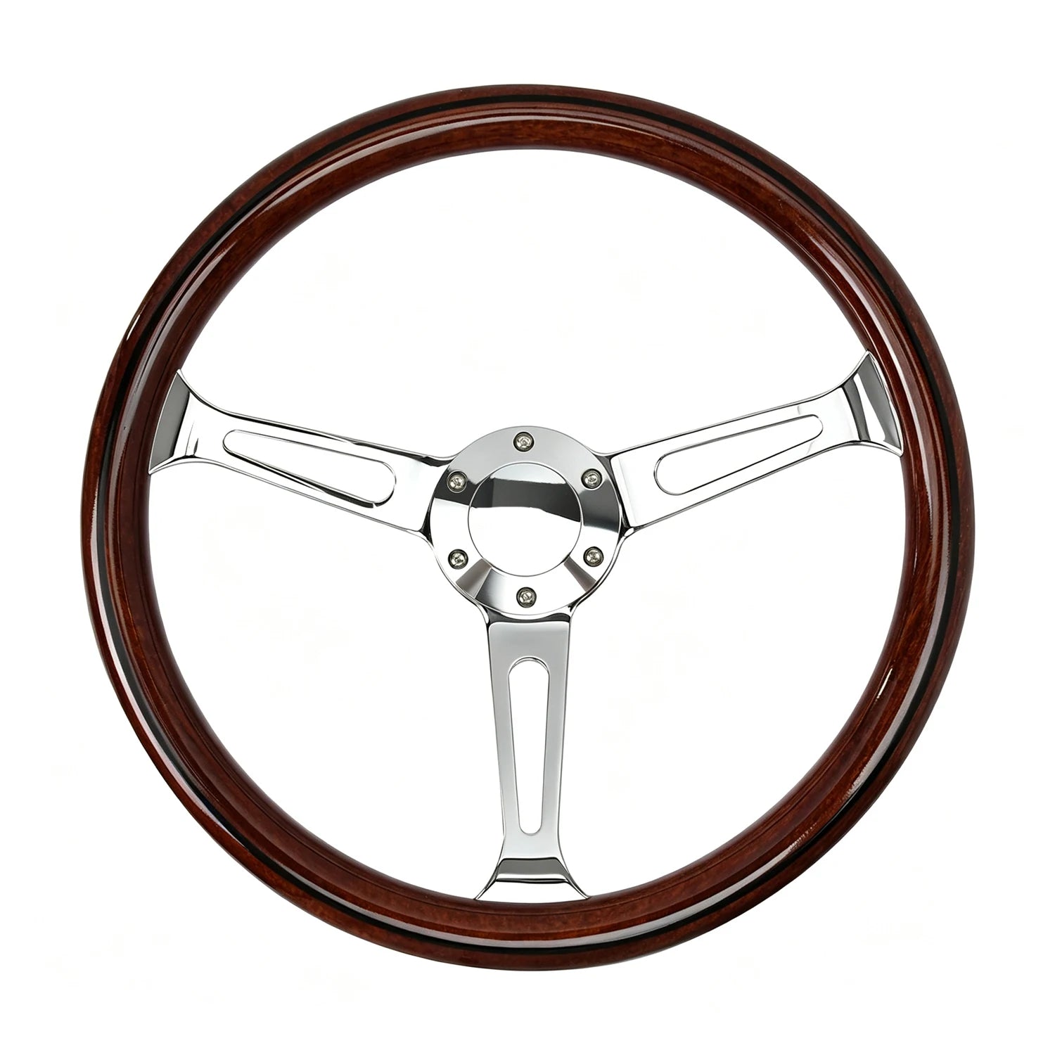 380mm Round Hole Bracket Steering Wheel ABS Material with Rivets for Automotive Accessories