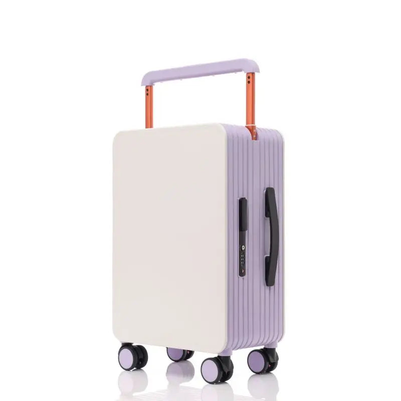 Wide pull suitcase, women's pull suitcase, men's travel suitcase, checked in box, 20 inches 24 inches boarding case, checked in