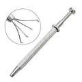 4 Prongs Claw Tweezers, Pick Up Tool for Jewelry IC Chip Electronic Components Nail Gem, Prong Holder Picker Ball Grabber Tool