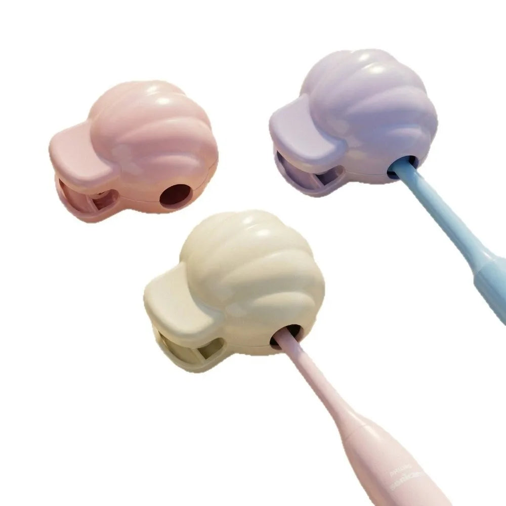Universal Fit Toothbrush Head Cover Ventilated Spring Clasp Protective Cap Organizer Clip-On Plastic Toothbrush Cover Travel