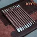 Professional 3/8/10Pcs Tungsten Steel Stone Carving Hand Tools Set Stone Carving Chisel Set Woodworking Carving Tool