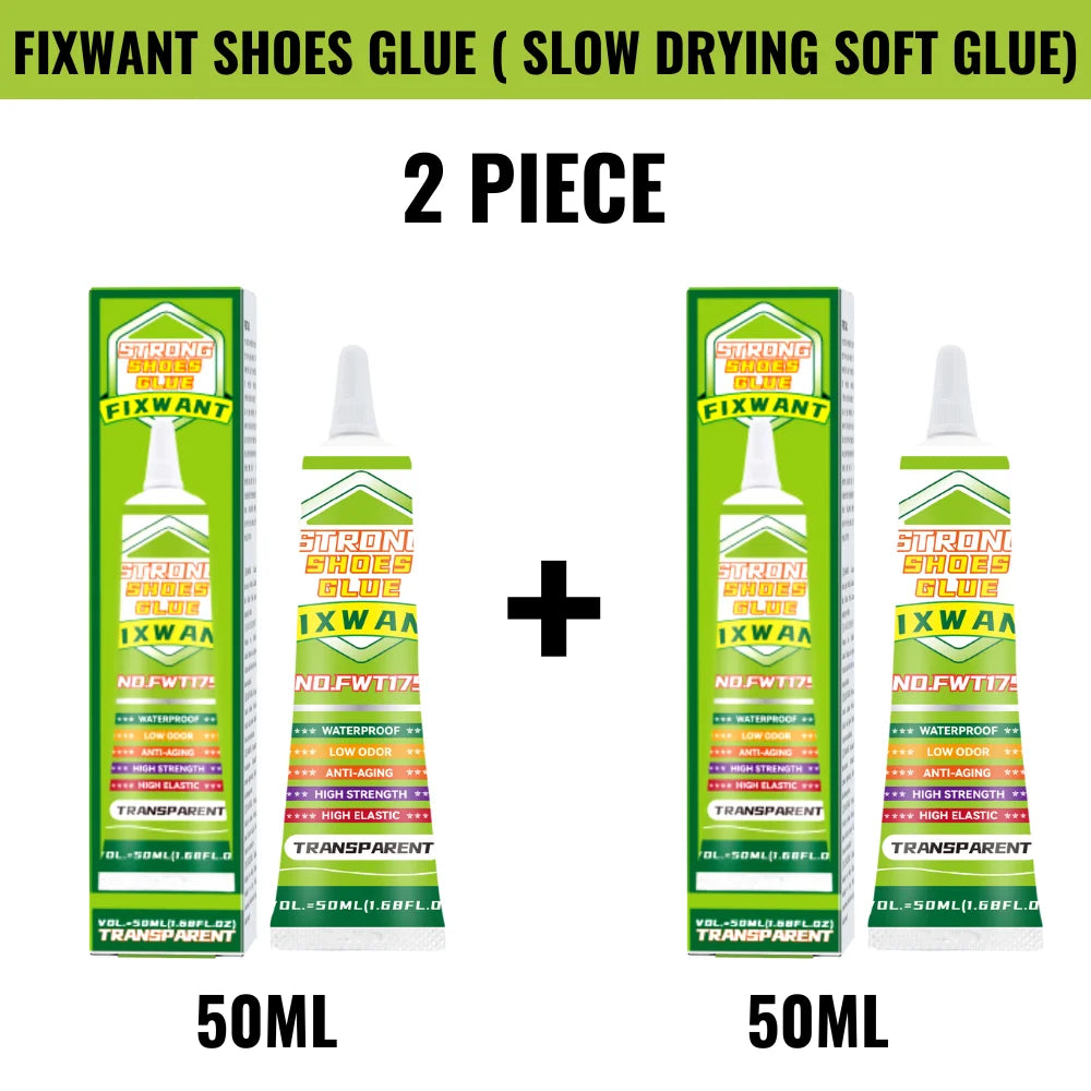 Professional Shoe Adhesive - Universal Super Strong Waterproof Shoe Repair Glue Soft When Drying Anti-aging 50ML