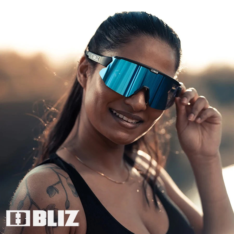 B Bliz Breeze Style Polarized Cycling Sunglasses UV400 Photochromic Outdoor Glasses for Men Women Anti-Slip for Climbing Hiking