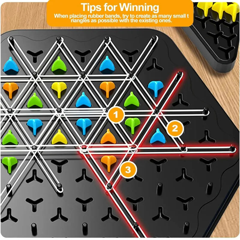 Triangle Chess Splendor Duel Board Game Strategy Game for Kids and Adults Fun Family Game Logic Chess Track Tables Game
