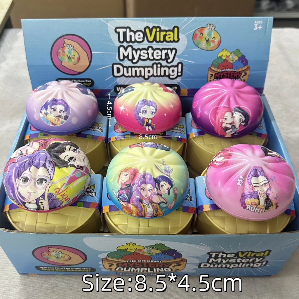 Anime Girl Lumi Mila Zoi Witch Hunter Dumpling Squishy Surprise Blind Box Baozi Squeeze Fidget Toy Ornaments PU Anti Stress Gift