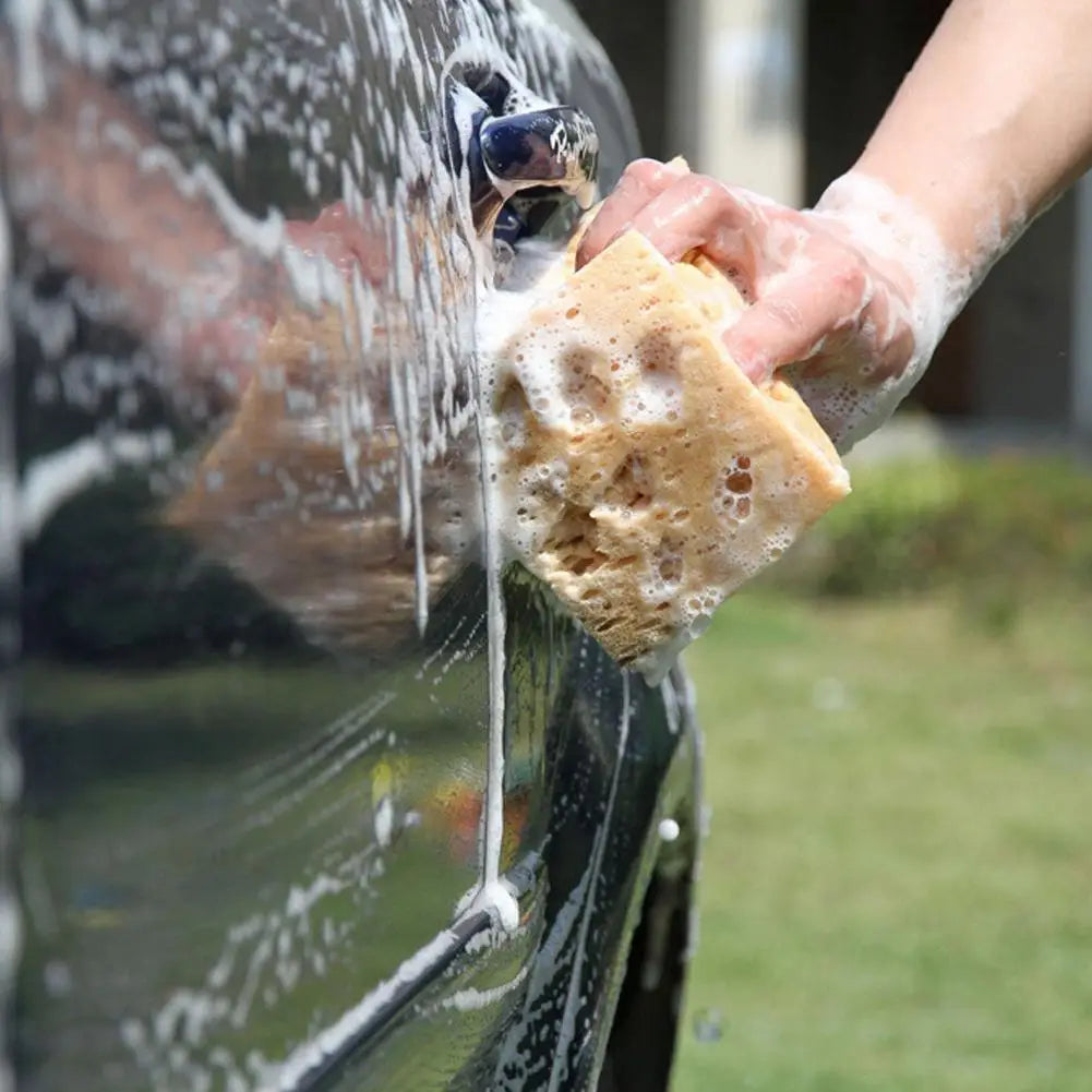 Large Car Washing Sponge Porous Absorbent Coral Sponge Block No-Scratch Auto Cleaning Sponge for Car Body Window Household Clean