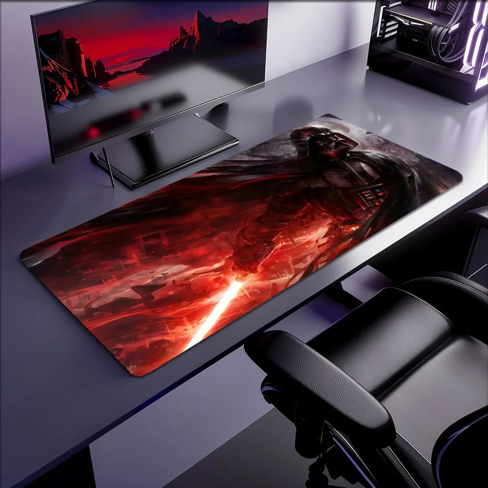 Mouse Pad Non-slip Lockedge Office Student STAR Gaming Thickened Movie Large W-WARS Fiction Science Writing Cushion MousePad