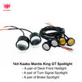 Original Kaabo Mantis King GT Spotlight Headlight Brake Light Turn Signal Spotlight Spare Part Official Kaabo Accessories