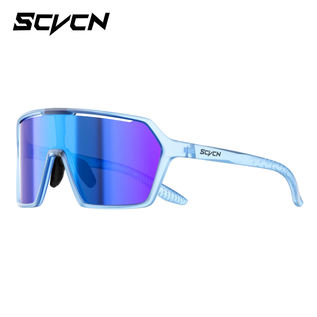 SCVCN Hiking Cycling Glasses Outdoor Running Sunglasses Stylish Hiking Driving Glasses MTB Racing and Casual Sports Sunglasses