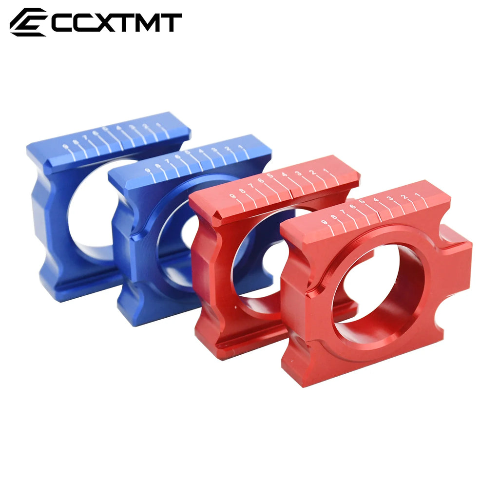 Motorcycle CNC Aluminum Rear Chain Adjuster Axle Block For Honda CR125R CR250R CRF250R CRF250X CRF450R CRF450X CR CRF 250R 250X