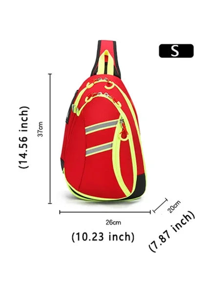 First Aid Kits Emergency Medicine Sling Crossbody Backpack Men Doctor Nurse Shoulder Chest Bags for Travel Cycling