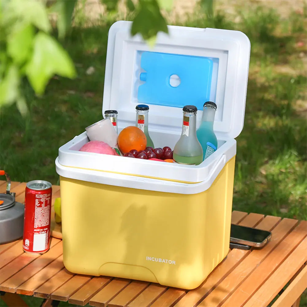 15L Insulated Ice Chest Multipurpose Outdoor Hard Cooler for Camping Picnic Beach Drink Beverage Fishing