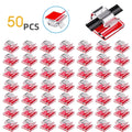 50Pcs Cable Clip Self-Adhesive Cable Organizer Wire Protector Holder For Mouse Headset Wire Storage Desktop Tidy Management Clip
