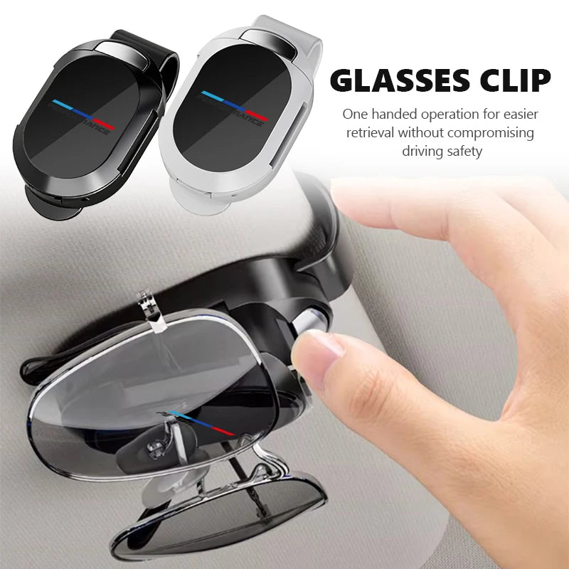 Universal Car Sunshade Sunglasses Holder Storage Glasses Clip For BMW E91 X5 E70 F11 E30 F31 X3 F25 F32 x7