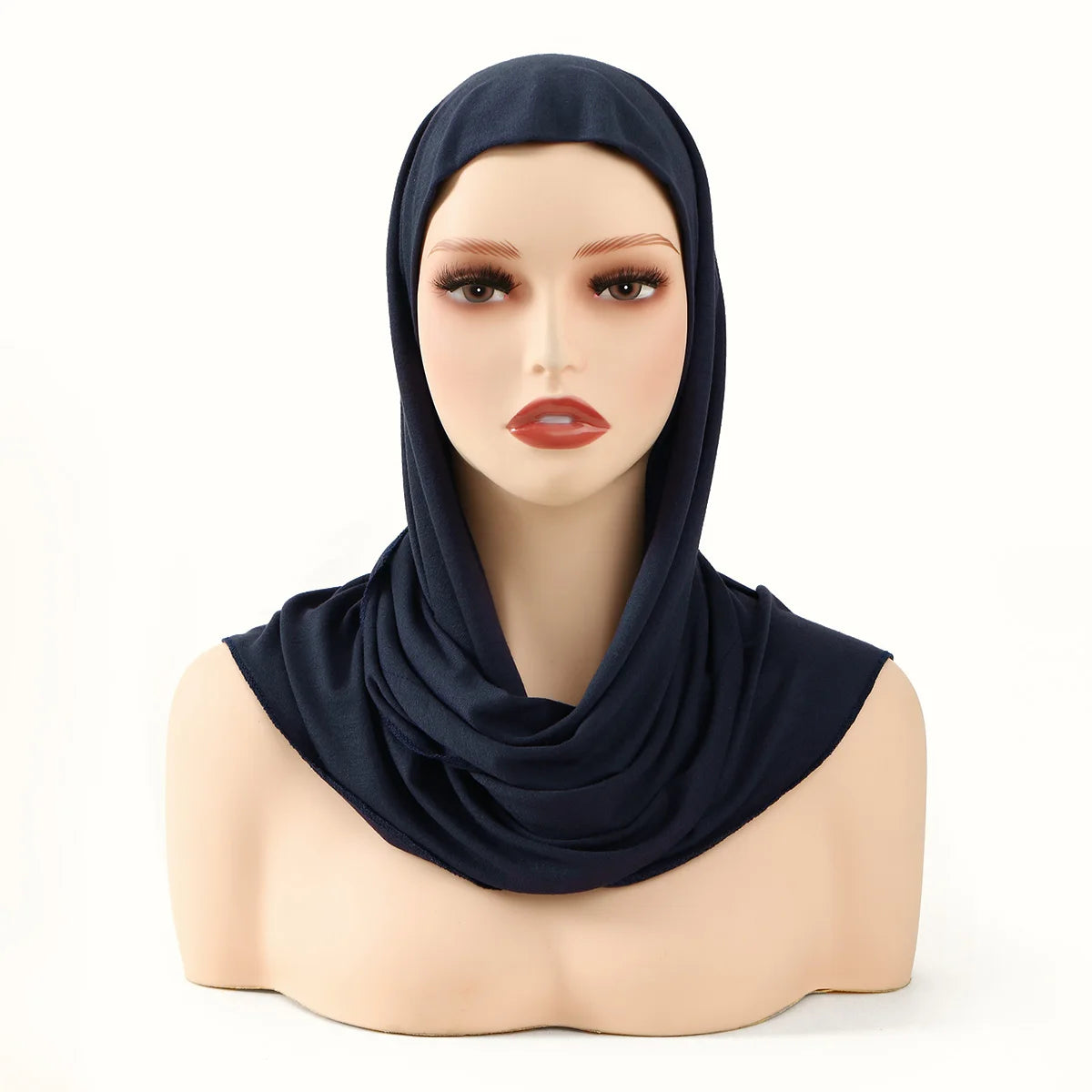 New Modal Jersey Instant Hijab Woman Muslim Underscarf Caps Cotton Stretch Hat Islam Turban Bonnet Foulard Cross Headscarf