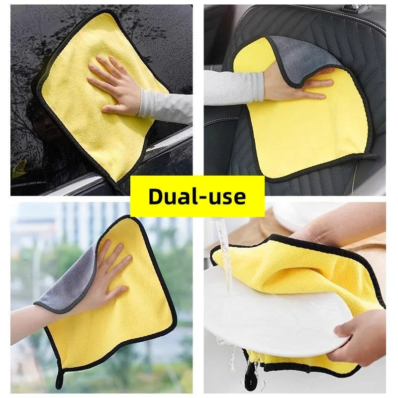 Microfiber Towel Car cleaning towels, car washing and drying cloths Ultra Soft Lint-Free High Absorbency car beauty accessories