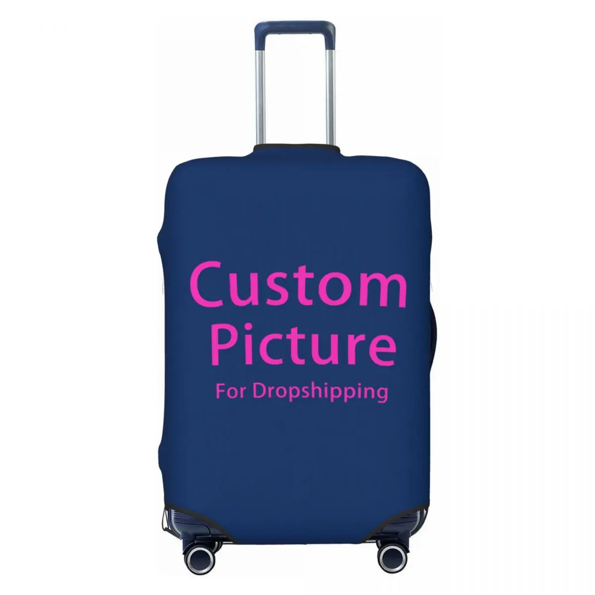 Custom Customize Logo Luggage Cover Elastic Your Design Here Travel Suitcase Protective Covers Suit For 18-32 inch