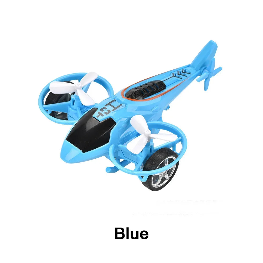 Kids Inertia Helicopter Airplane Toys Aircraft Toy for Boys Girls Kindergarten Small Gifts Birthday Party Favors