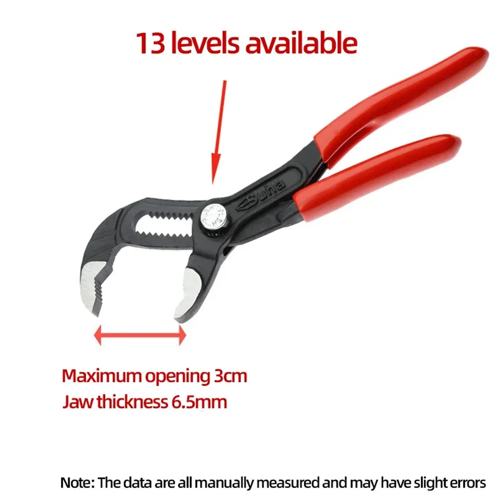 Mini 5-Inch Adjustable Crescent Wrench Portable Stenciled Pipe Pliers Multi-Functional Shifting Spanner Pump Clamp Tool