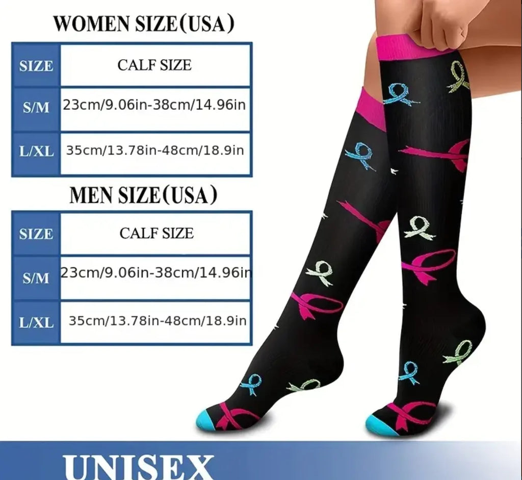 Animal Fruit Compression Socks for Men Women Running Nurse Compression Socks Nurses Sport 6 PAIRS Ladies Lady Womens Running