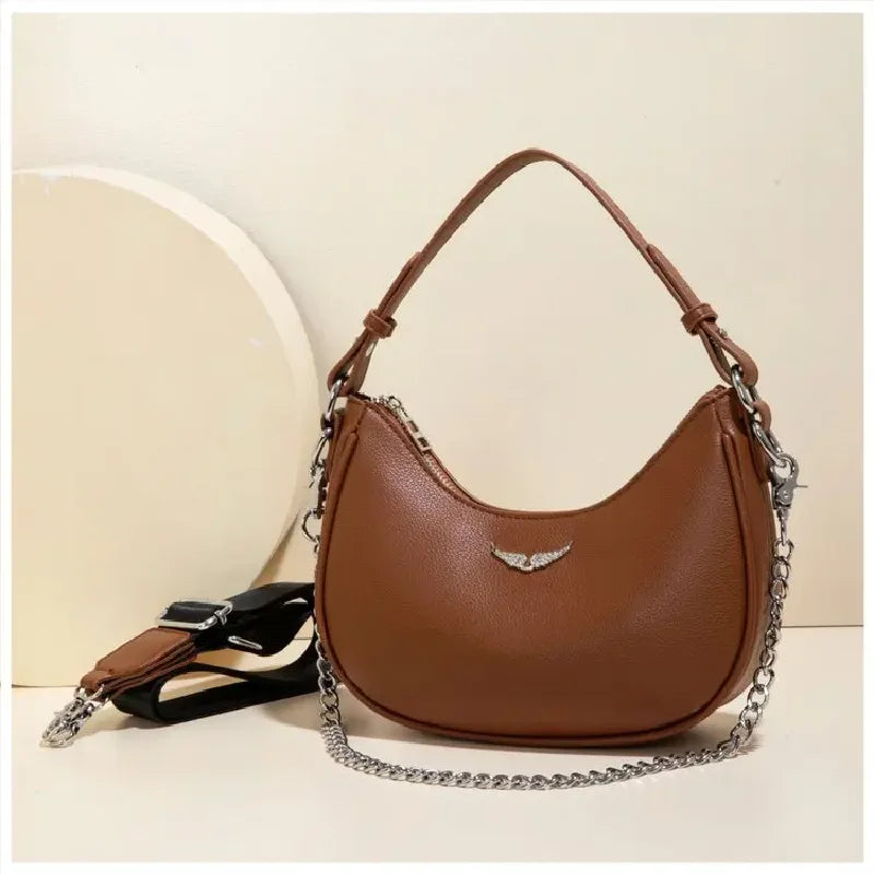 2026 Women Chic Designer Messenger Tote Bag Large Capacity Shoulder Crossbody Multifunctional Mommy Diaper Bag Daily Travel Hand