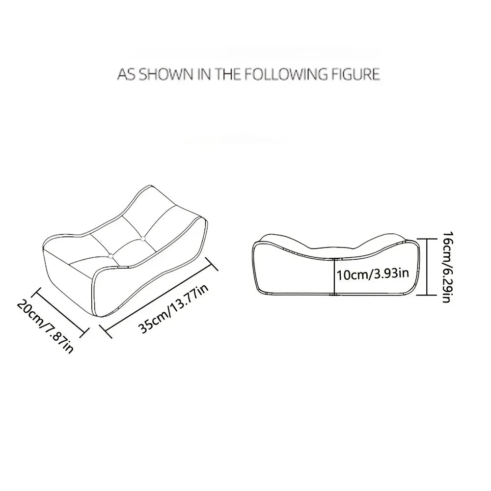 Thickened Lumbar Support Pillow Space Themed Chenille Polyester Filling Multi-Functional Office Chair Home Decor Back Cushion