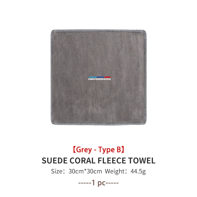 Microfiber Towel Car Drying Towel Auto Plush Wash Towel Car Cleaning For BMW M E87 E30 E46 E28 E39 F18 F35 G03 F10 E93 F20