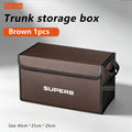 For SKODA SUPERB NZ3 2015-2025, Car Trunk Foldable Storage Box, Large Capacity Storage Bag, Auto Interior Storage Accessories