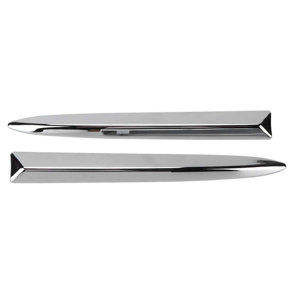Car Front Bumper Upper Molding Chrome Trim Replacement for FIAT 500 2007‑2015 Bumper Upper Molding Strip Car Accessories