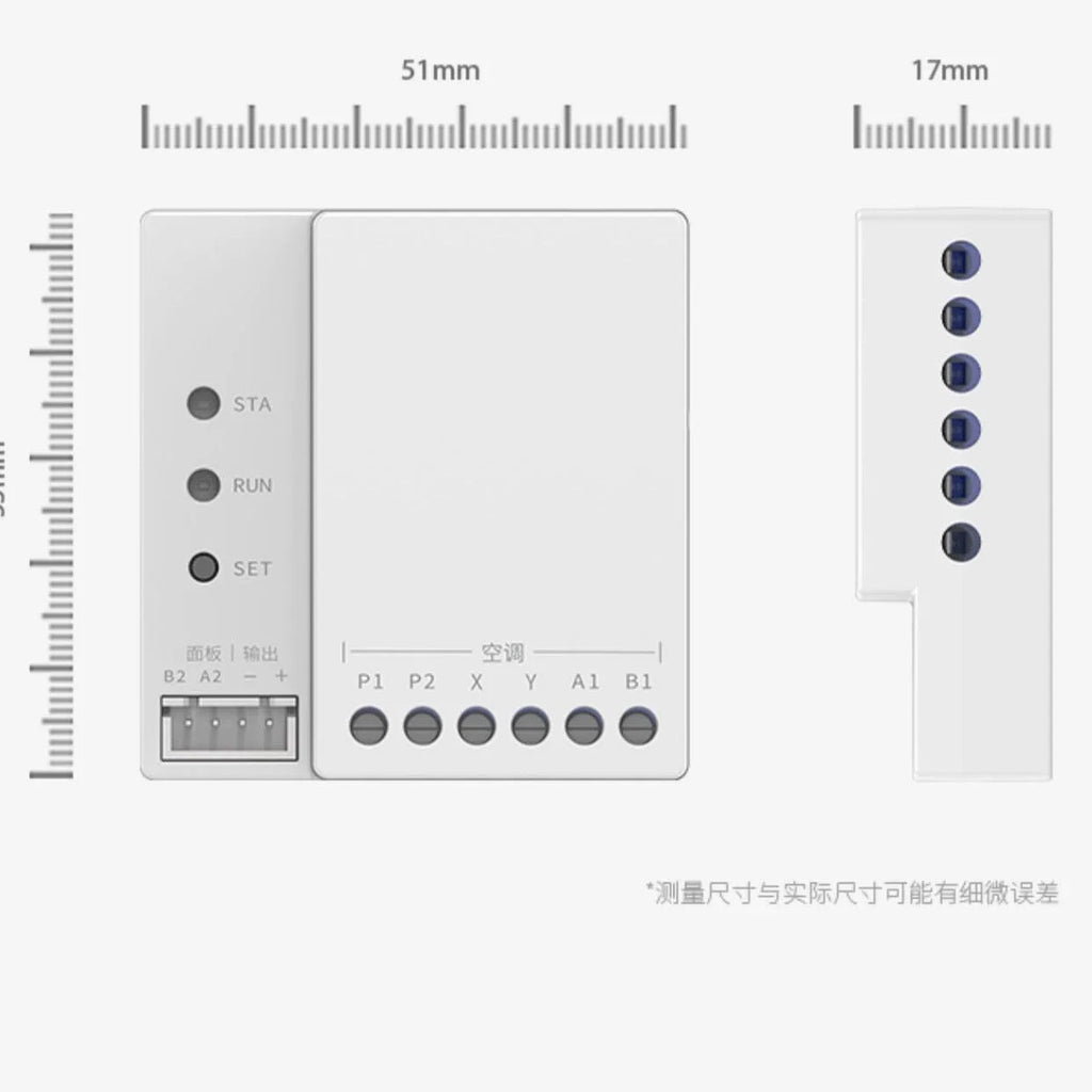 Tuya Smart Home Zigbee Fluoride Machine VRF Central Air Conditioning Gateway Air Conditioner Control Panel