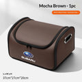 Car Leather Trunk Organizer Box Tailbox Stowing Tidying Storage Bag For Subaru Outback Brz Wrx Xv Ascent Forester Impreza Legacy